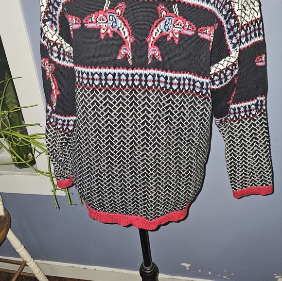 Vintage northern lights cardigan sweater - Picture 7 of 8